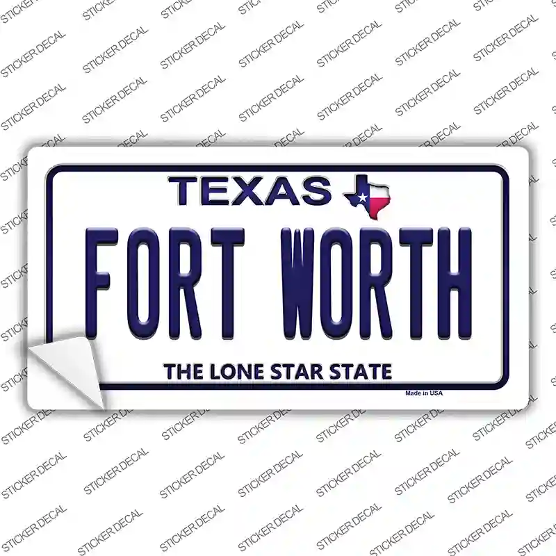 Fort Worth Texas Novelty Sticker Decal Small