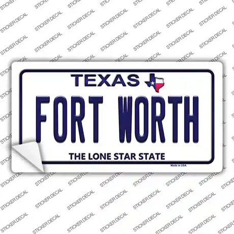 Fort Worth Texas Novelty Sticker Decal Small