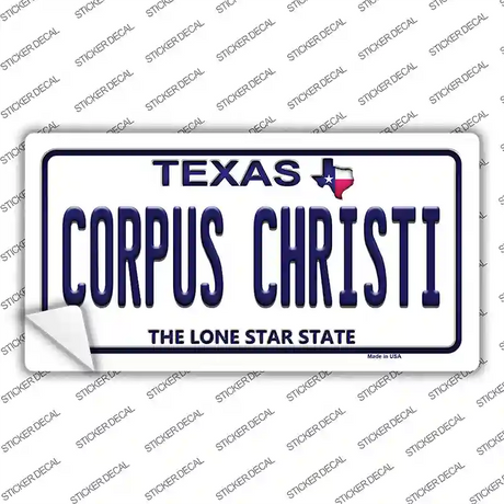 Corpus Christi Texas Novelty Sticker Decal Small