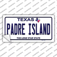 Padre Island Texas Novelty Sticker Decal Small