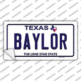 Baylor Texas Novelty Sticker Decal Small