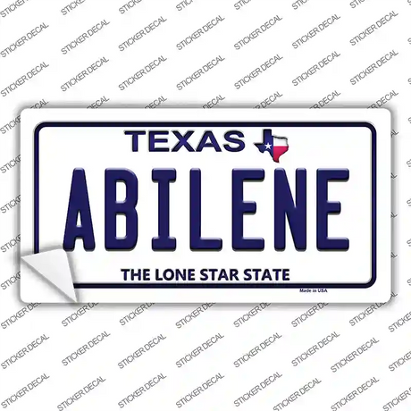 Abilene Texas Novelty Sticker Decal Small