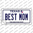 Best Mom Texas Novelty Sticker Decal Small