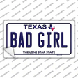 Bad Girl Texas Novelty Sticker Decal Small