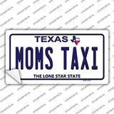 Moms Taxi Texas Novelty Sticker Decal Small