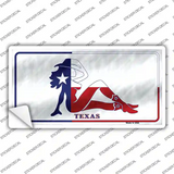 Texas Girl Novelty Sticker Decal Small