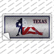 Texas Girl Diamond Novelty Sticker Decal Small