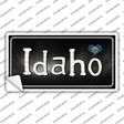 Idaho Flag Script Novelty Sticker Decal Small