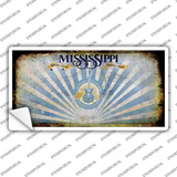 Mississippi Rusty Novelty Sticker Decal Small