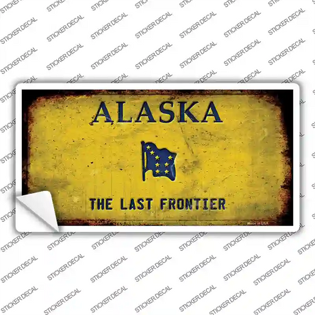 Alaska Rusty Novelty Sticker Decal Small