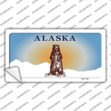 Alaska Bear Novelty Sticker Decal Small