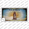 Alaska Bear Rusty Novelty Sticker Decal Small