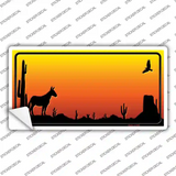 Donkey Blank Scenic Novelty Sticker Decal Small