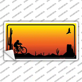 Biker Blank Scenic Novelty Sticker Decal Small