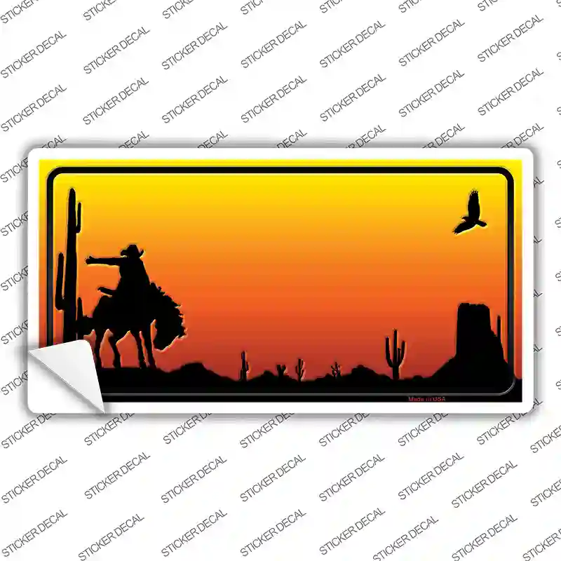 Rodeo Blank Scenic Novelty Sticker Decal Small