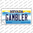 Gambler Nevada Novelty Sticker Decal Small