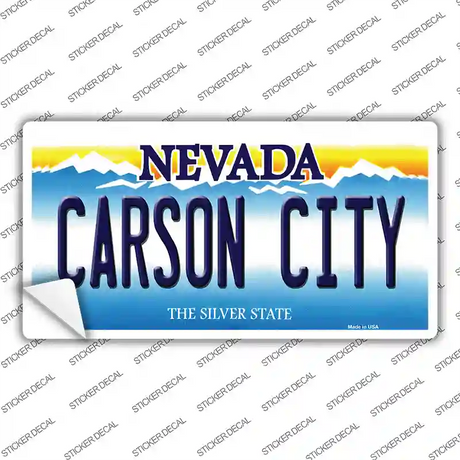 Carson City Nevada Novelty Sticker Decal Small