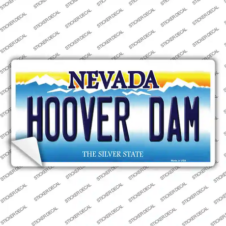 Hoover Dam Nevada Novelty Sticker Decal Small