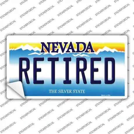 Retired Nevada Novelty Sticker Decal Small