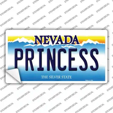 Princess Nevada Novelty Sticker Decal Small