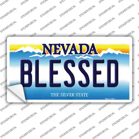 Blessed Nevada Novelty Sticker Decal Small