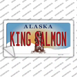 King Salmon Alaska State Novelty Sticker Decal Small