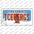 Icebergs Alaska State Novelty Sticker Decal Small