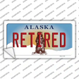 Retired Alaska State Novelty Sticker Decal Small