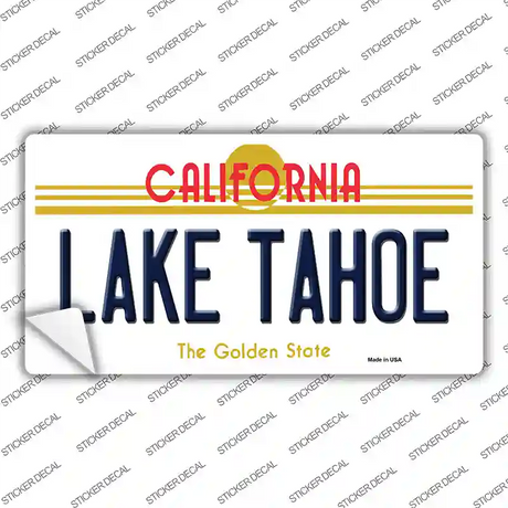 Lake Tahoe California Novelty Sticker Decal Small