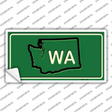 WA State Novelty Sticker Decal Small