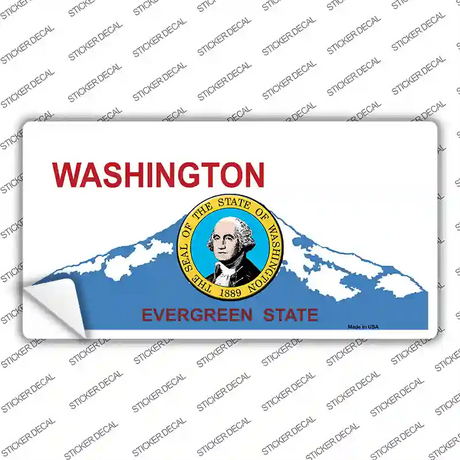 Washington With Seal Novelty Sticker Decal Small