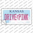 Drive Pink Kansas Novelty Sticker Decal Small