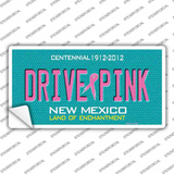 Drive Pink New Mexico Novelty Sticker Decal Small