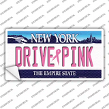 Drive Pink New York Novelty Sticker Decal Small