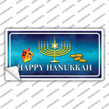 Happy Hanukkah Novelty Sticker Decal Small