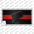 Connecticut Thin Red Line Novelty Sticker Decal Small