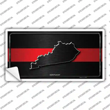 Kentucky Thin Red Line Novelty Sticker Decal Small