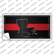 Louisiana Thin Red Line Novelty Sticker Decal Small