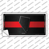 Nevada Thin Red Line Novelty Sticker Decal Small