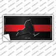 New York Thin Red Line Novelty Sticker Decal Small