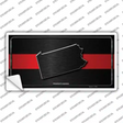 Pennsylvania Thin Red Line Novelty Sticker Decal Small