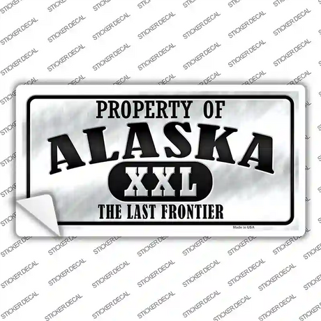 Property Of Alaska Novelty Sticker Decal Small