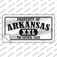 Property Of Arkansas Novelty Sticker Decal Small