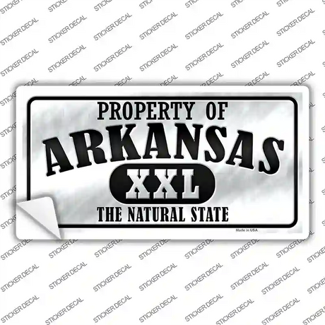 Property Of Arkansas Novelty Sticker Decal Small