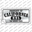 Property Of California Novelty Sticker Decal Small