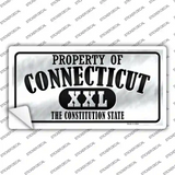 Property Of Connecticut Novelty Sticker Decal Small