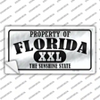 Property Of Florida Novelty Sticker Decal Small