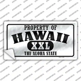 Property Of Hawaii Novelty Sticker Decal Small