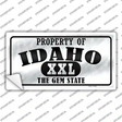 Property Of Idaho Novelty Sticker Decal Small