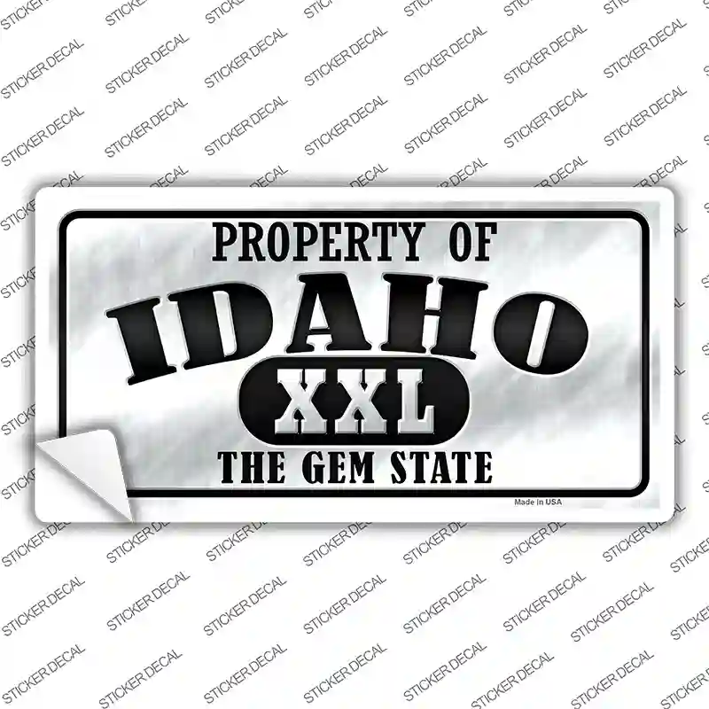 Property Of Idaho Novelty Sticker Decal Small